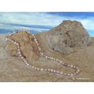 Freshwater cultured pearl necklace 45 cm, 6.5-7 mm, multicolor, AA+