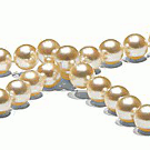 Natural Golden Akoya Pearl Necklace 6-7 mm AAA