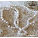 Weissfarbe Akoya Schmuck Set 6-6.5 mm AA+
