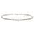 Weissfarbe Akoya Perlenhalskette 45 cm  6-6.5 mm AA+