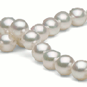 Collier Perles d'Akoya 45 cm 8-8.5 mm AAA blanches