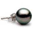 Boucles d'oreilles en perles de Tahiti, 9-10 mm AAA
