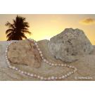 Collier de perles d'eau douce  45 cm 7.5-8 mm multicolor AA+