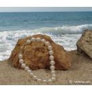 Bracelet de Perles d'Eau Douce, 18 cm, 7.5-8 mm, AAA, blanches