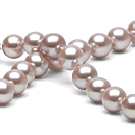 Collier de perles DOUCEHADAMA 45 cm, 6.5-7. mm Lavande