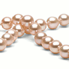Collier de perles DOUCEHADAMA 45 cm, 7.5-8 mm Pêche