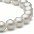 Collier de perles d'eau douce DOUCEHADAMA 45 cm, 9.5-10 mm